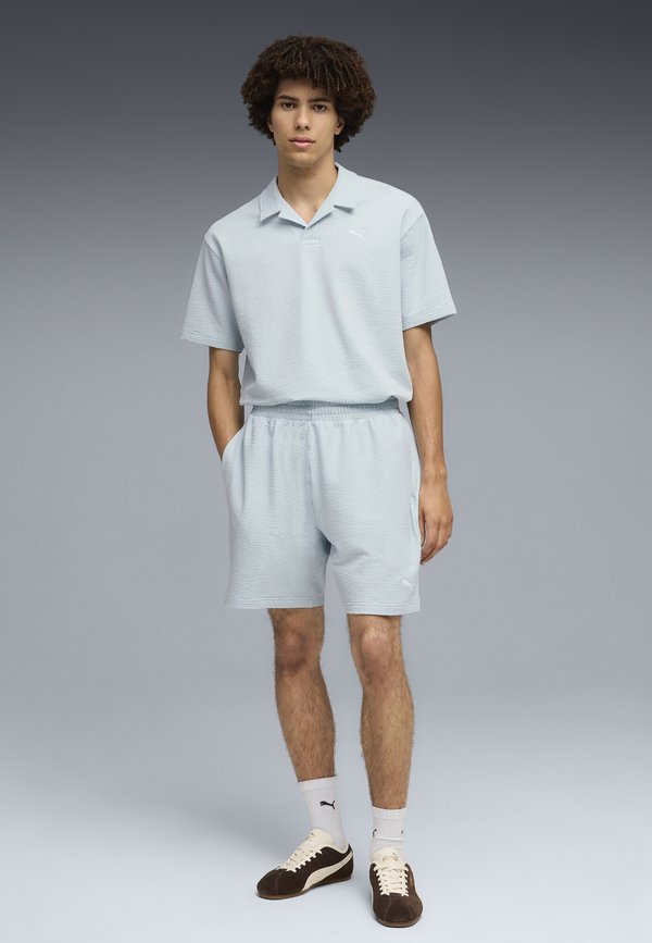 Puma ESSENTIALS ELEVATED POLO - Polo shirt - fresh water