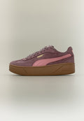 Puma CLUB II ERA PLATFORM - Trainers - rich cocoa/dusky rosewood