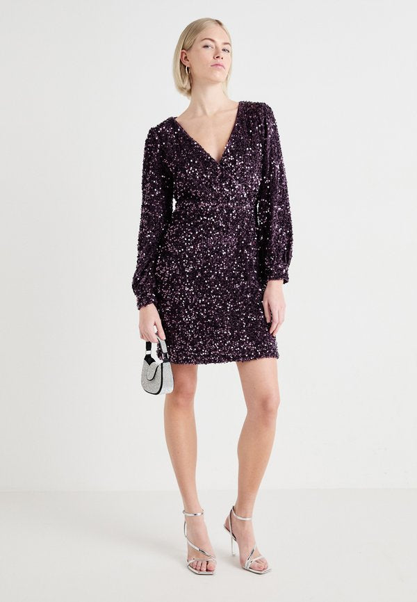 Vero Moda VMBELLA VNECK SHORT DRESS