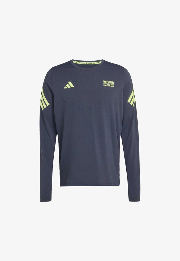 adidas Performance ADIDAS PERFORMANCE BMW BERLIN-MARATHON 2026 LONGSLEEVE T-SHIRT MEN - Long sleeved top - night grey