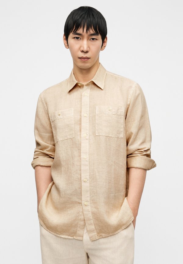 120% Lino LONG SLEEVE REGULAR FIT MEN SHIRT