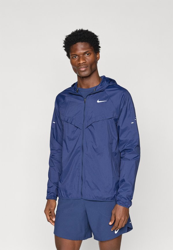 Nike Performance M NK UV RPL STRIDE JACKET - Running jacket - midnight navy/reflective silver-coloured
