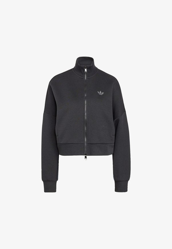adidas Originals SPACER - Zip-up sweatshirt - black/black reflective/night grey