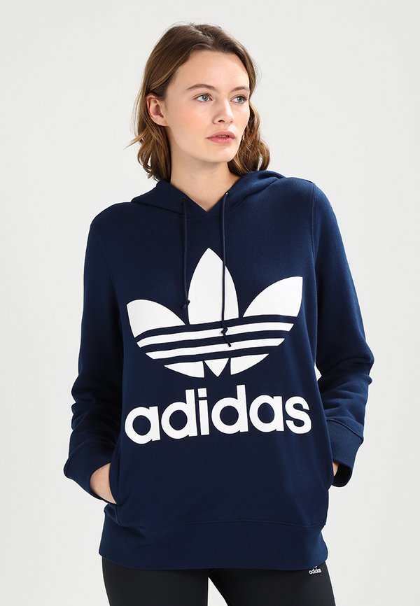 adidas Originals ADICOLOR TREFOIL HOODIE - Hoodie - collegiate navy