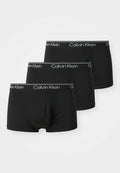 Calvin Klein Underwear LOW RISE TRUNK 3 PACK MICROFIBER STRETCH - Trunks - black