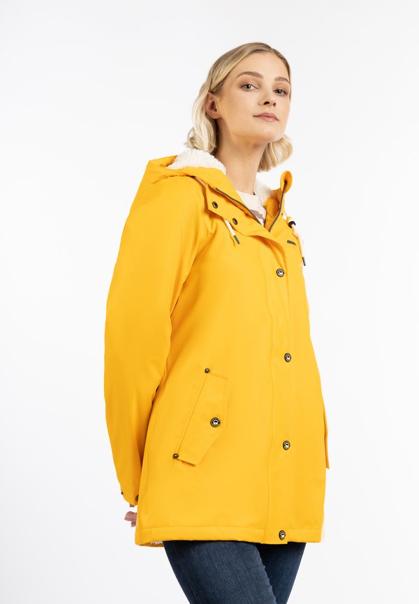 Schmuddelwedda SCHMUDDELWEDDA REGENJACKE MIT WEBPELZFUTTER IN TEDDYOPTIK KILATA