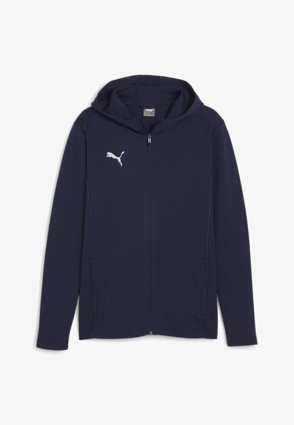 Puma TEAMFINAL CASUALS  - Zip-up sweatshirt - blau