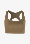 adidas Performance OPTIME WORKOUT MEDIUM SUPPORT BRA - Medium support sports bra - khaki six