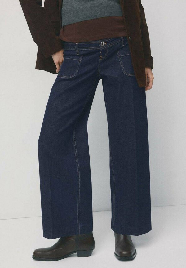 Mango Wide Leg - blue