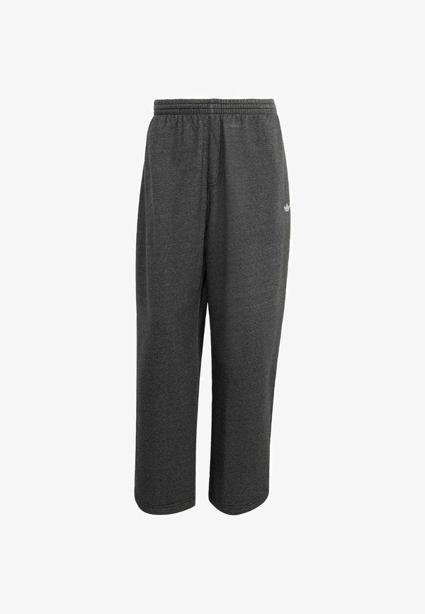 adidas Originals ADIDAS ORIGINALS TREFOIL ESSENTIALS MELANGE BAGGY OPEN HEM PANTS - Tracksuit bottoms - dark grey heather