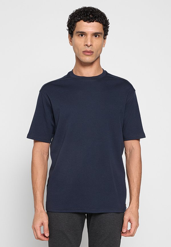 NO EXCESS CREWNECK SOLID HEAVY INTERLOCK