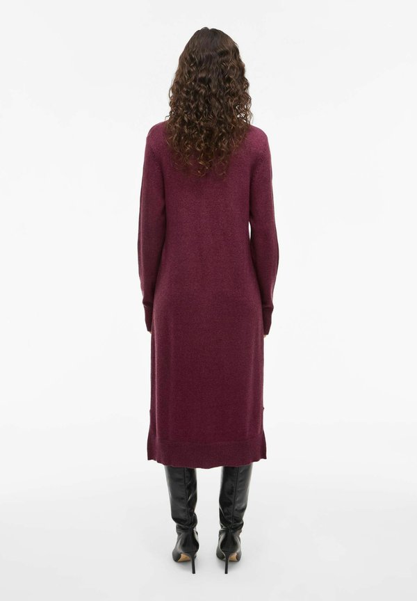 VILA VIRIL CREW NECK MIDI DRESS
