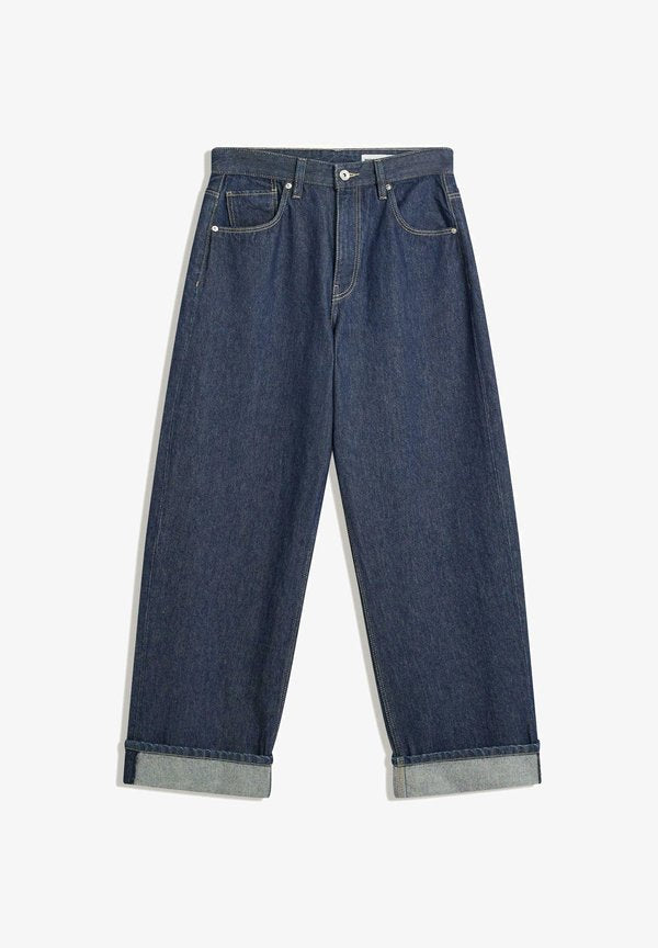 Bershka Loose Jeans - royal blue