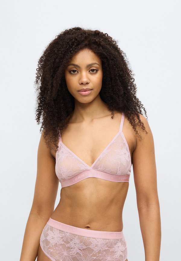 Tommy Hilfiger REPEAT LOGO FLORAL LACE TRIANGLE BRA