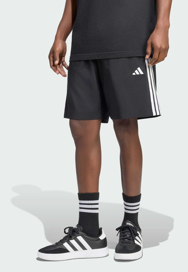 adidas Sportswear ESSENTIALS 3-STRIPES CHELSEA LITE SHORTS - Sports shorts - black   white