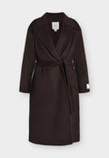 Calvin Klein CLASSIC WRAP COAT - Classic coat - dark brown