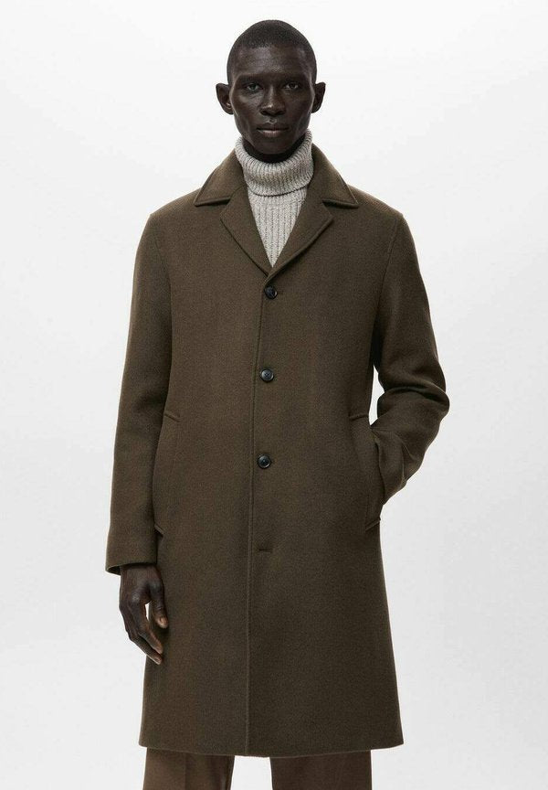 Mango Classic coat - brown