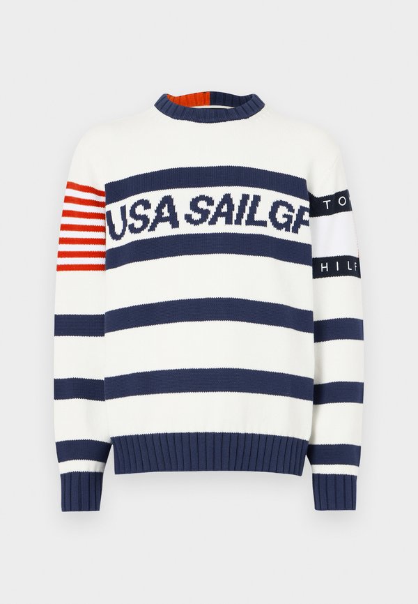 Tommy Hilfiger TOMMY X U.S. SAIL GP TEAM STRIPE CREW NECK JUMPER