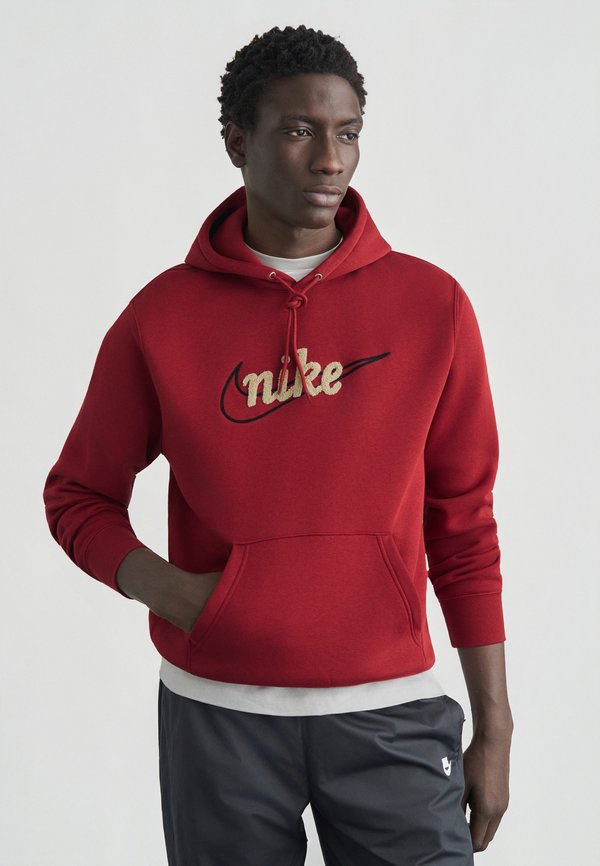 Nike Sportswear M NK CLUB BB HOODIE CTB - Hoodie - team crimson