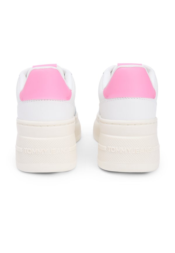 Tommy Jeans FINE CLEAT PLATFORM BASKETBALL TRAINERS WITH LEATHER