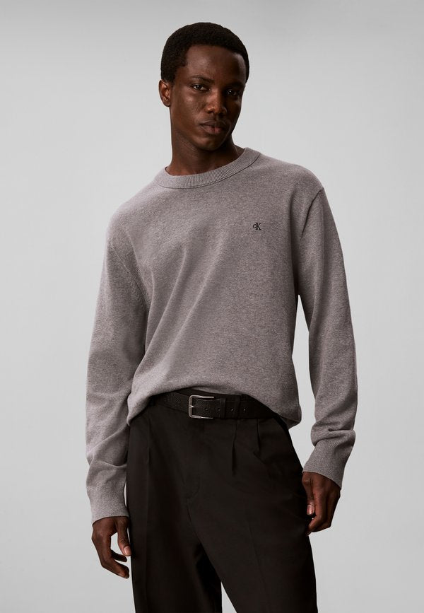 Calvin Klein Jeans LS EU CLSC CTTN CREWNK SWTR 12GG - Sweatshirt - medium grey