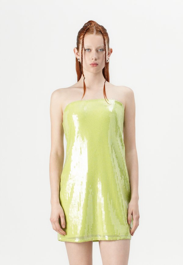 Abercrombie & Fitch BACH SEQUIN STRAPLESS SHORT DRESS