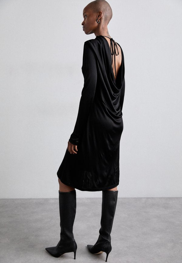 Helmut Lang COWL DRESS LIQUID