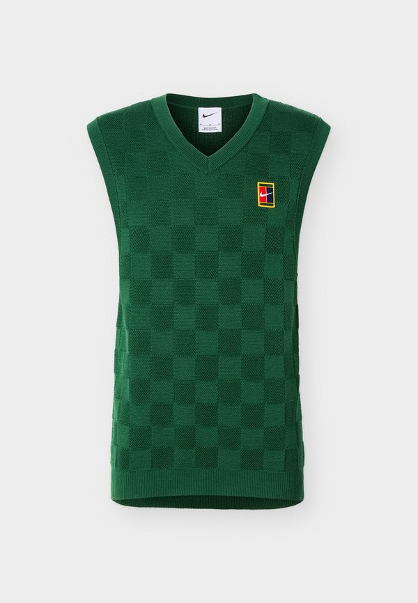 Nike Performance NIKECOURT ADVANTAGE SLAM SWEATER VEST - Jumper - gorge green