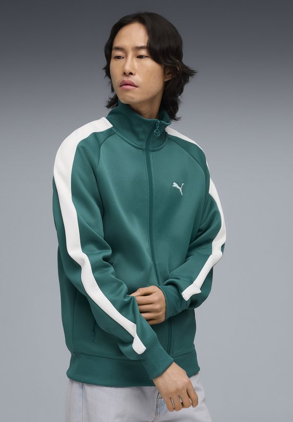 Puma T7 ALWAYS ON TRACK JACKET DK - Training jacket - emerald ice