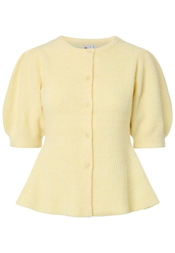 Pieces PCSILLY SS PUFF KNIT CARDIGAN NOOS BC