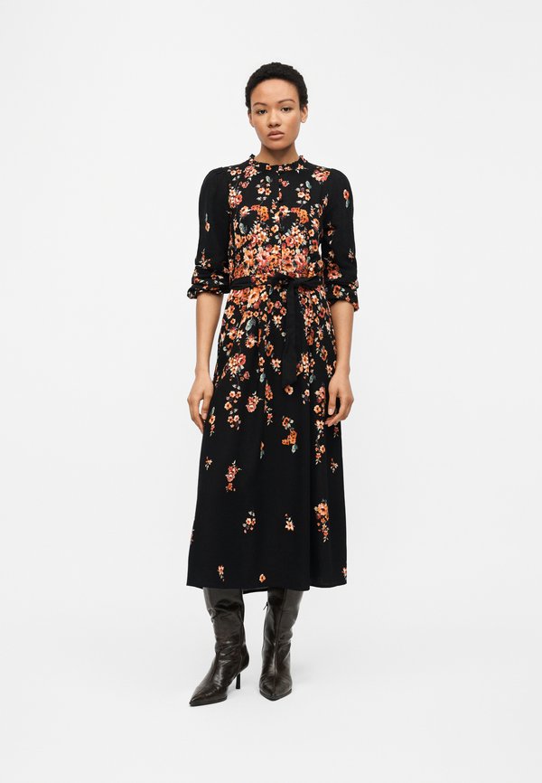 VILA VIELMA BAI O NECK ANKLE MIDI DRESS