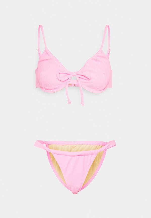 Cotton On Body HALF WIRE BRA/THICK STRAP BRAZILIAN BIKINI SET