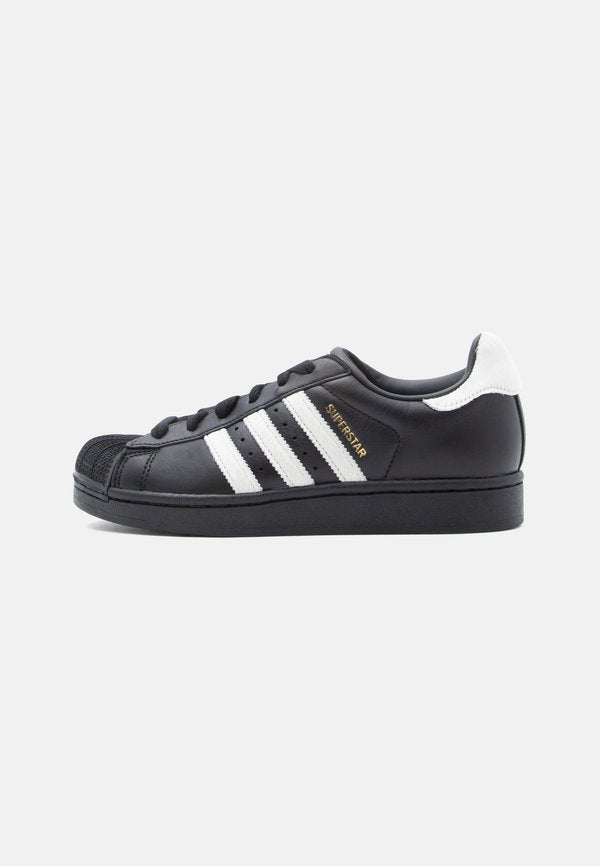 adidas Originals SUPERSTAR II W - Trainers - core black/off white/gold-coloured metallic