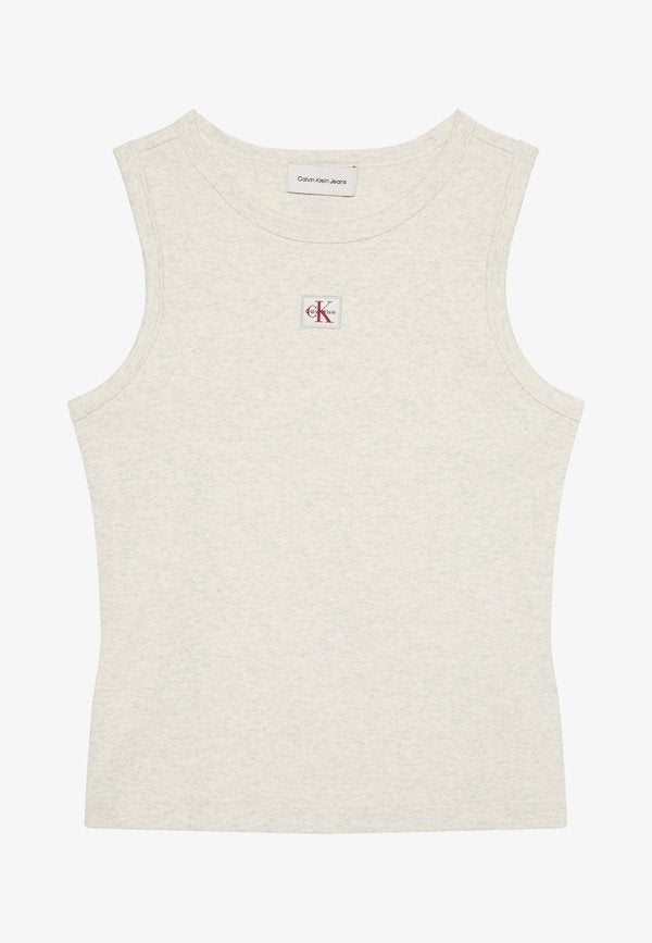 Calvin Klein Jeans TANK - Top - grey heather