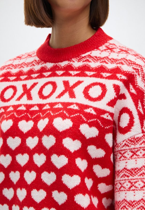 TOM TAILOR DENIM JACQUARD KNIT SWEATER
