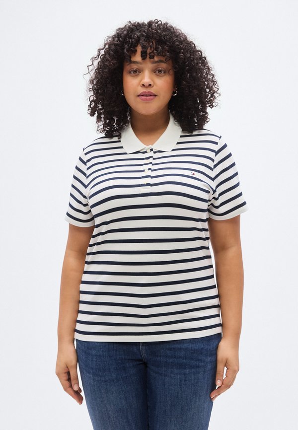 Tommy Hilfiger Curve CURVE 1985 SLIM FIT PIQUE POLO SHIRT
