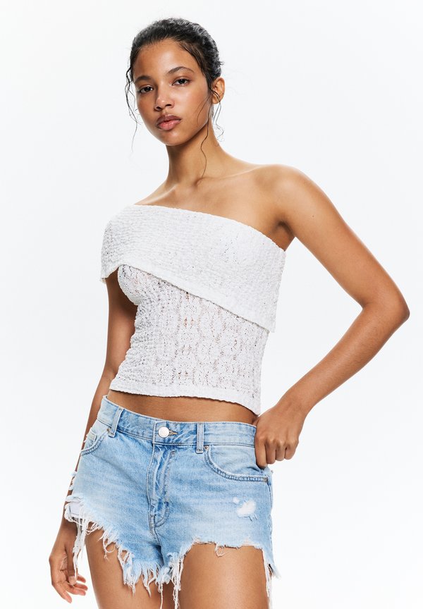 PULL&BEAR TEXTURED ASYMMETRIC