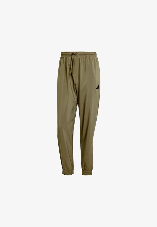 adidas Sportswear ESSENTIALS SMALL LOGO STANFORD - Tracksuit bottoms - olive/black