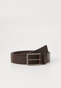 Calvin Klein WARMTH BUCKLE - Belt - ck dark brown/antique silver