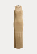 Lauren Ralph Lauren POINTELLE-KNIT SLEEVELESS GOWN