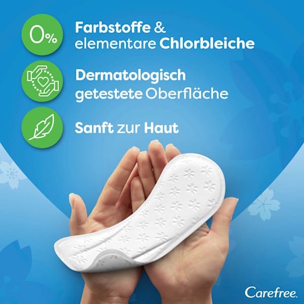 Slipeinlagen Cotton Feel Flexiform mit Frischeduft Carefree