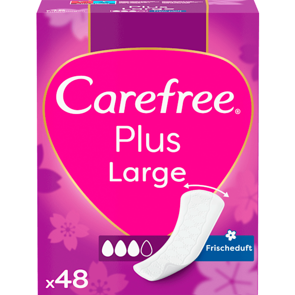 Slipeinlagen Plus Large mit Frischeduft Carefree