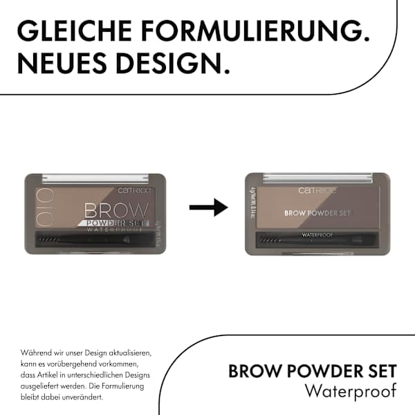 Augenbrauenpuder Set Waterproof 020 Ash Brown CATRICE