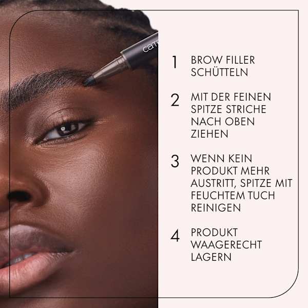Augenbrauenstift Feather Brow Filler Waterproof 030 Soft Black CATRICE