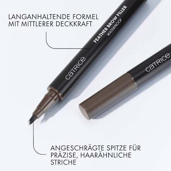 Augenbrauenstift Feather Brow Filler Waterproof 030 Soft Black CATRICE