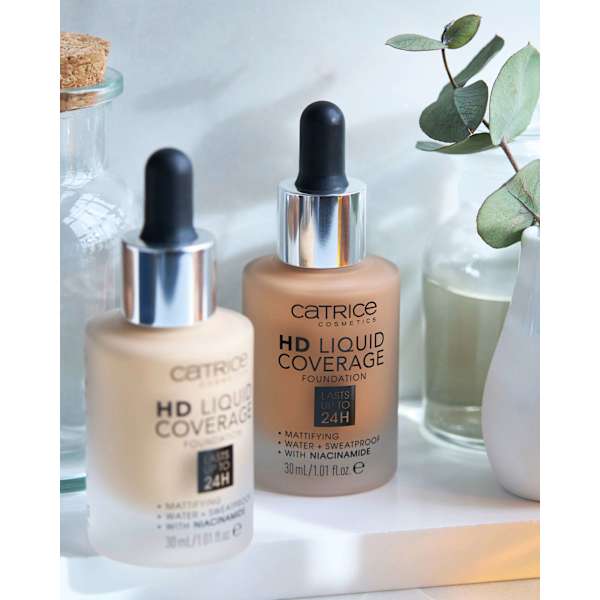 Foundation Liquid HD Coverage Waterproof 032 Nude Beige CATRICE