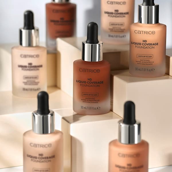 Foundation Liquid HD Coverage Waterproof 10 Light Beige CATRICE