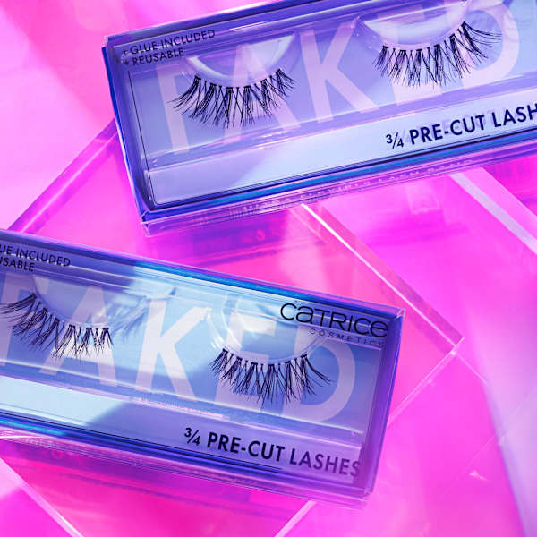 Künstliche Wimpern Faked 3/4 Pre-Cut (1 Paar) CATRICE