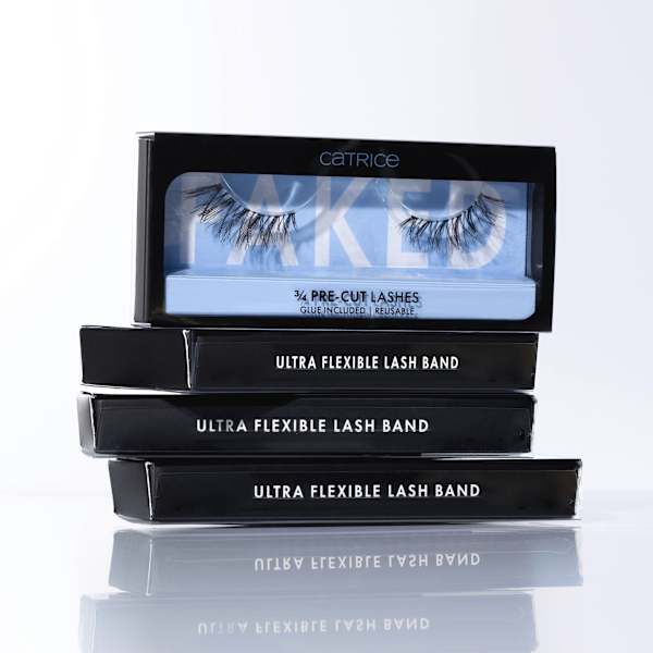 Künstliche Wimpern Faked 3/4 Pre-Cut (1 Paar) CATRICE