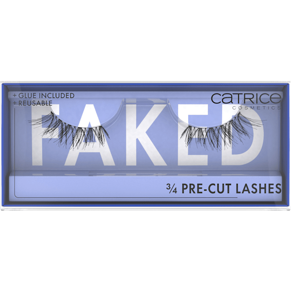 Künstliche Wimpern Faked 3/4 Pre-Cut (1 Paar) CATRICE